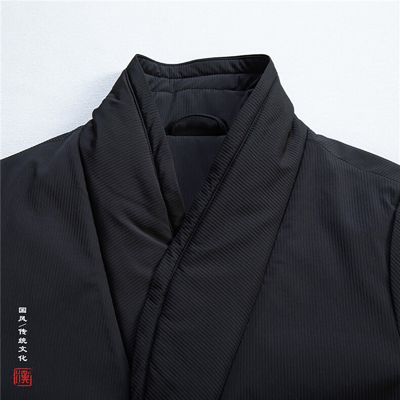 秋冬新款风男装改良新中式汉服棉衣外套HM19P130,男装棉衣,钱塘802