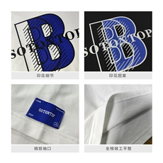 2023夏季新款英文字母印花青春流行宽松圆领短袖T恤T806/P28控39，男装T恤，电商A148-1