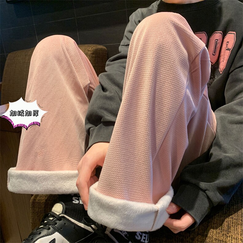 XZ616冬季新华夫格提花面料加绒加厚休闲裤TY442P65控78,男装休闲裤,星座512A（原616）