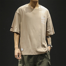 夏季男士新款短袖t恤韩版潮流5分袖打底休闲上衣服DT，男装T恤，电商A102