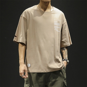 夏季男士新款短袖t恤韩版潮流5分袖打底休闲上衣服DT图片