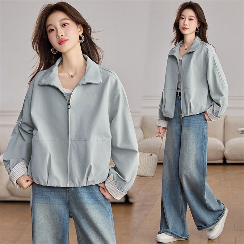 2026春装新款简约时尚休闲女装外套，女装短外套，阿丹