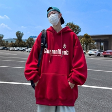 抖音得物供货可提供视频秋冬重磅美式宽松连帽卫衣DL2328，男装卫衣，电商A486