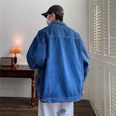 现货加绒牛仔棉服男士冬季羊羔绒翻领加厚毛领保暖外套MY2250-P85，男装棉衣，星座1103-3