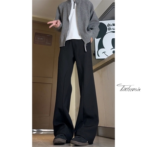 美式cleanfit垂感西裤男高街微喇休闲长裤A166-KA5J10-特P40控69图片