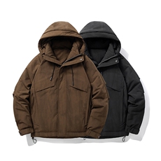 2025冬季标90绒连帽白鸭绒羽绒服大码343-p350，男装羽绒服，星座223（原229-2）