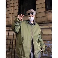 美式复古高街夹克男春秋季新款潮牌宽松棒球服外套，男装夹克，星座716-4