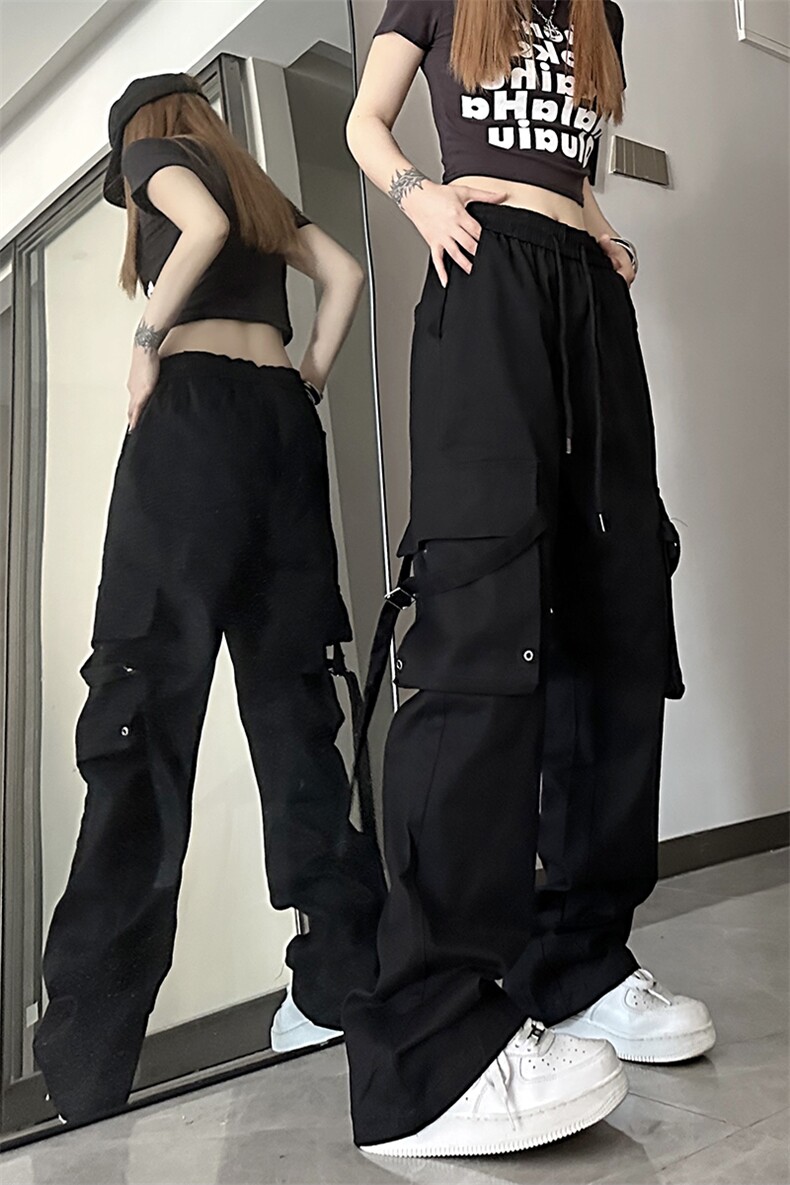 B221秋冬新款美式ins高街小众休闲弹力工装裤LK22055-P65控88,男装休闲裤,电商B221
