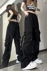 B221秋冬新款美式ins高街小众休闲弹力工装裤LK22055-P65控88，男装休闲裤，电商B221