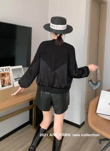 2021新款亮钻拼接外套，其它，依歌贝诺