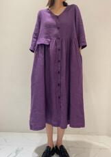 百分百纯亚麻，女装，E·呀