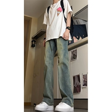 量大可谈！美式高街vibe裤子长裤弹力牛仔裤NZK01-P3868，男装牛仔裤，星座617B
