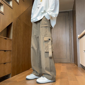 常年备货款男宽松直筒高街潮牌工装休闲长裤K812p55大量备货图片