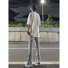 美式高街ins小众破洞牛仔裤货号K751P60，男装牛仔裤，电商A063