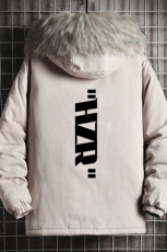 MM48002-P130冬季大毛领衣男士大码加厚袄男服网格挂拍，男装棉衣，电商A040A