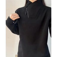 【现货】卫衣男女款领口拉链加绒款P45YW65R，男装卫衣，星座1112-1