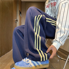 藏青黄条