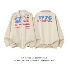 气质简约文艺流行百搭慵懒原宿夹克新款ins时尚潮流日系，男装夹克，星座1018A