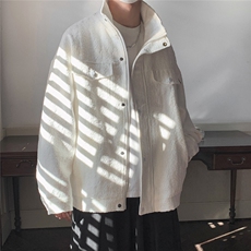 小香风美式牛仔夹克男潮牌宽松情侣百搭工装外套JK8740P125控168，男装夹克，星座226-1