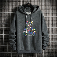 WY2206-P35加绒款-P40纯连帽卫衣男大码运动帽衫宽松薄网格，男装卫衣，电商A040A