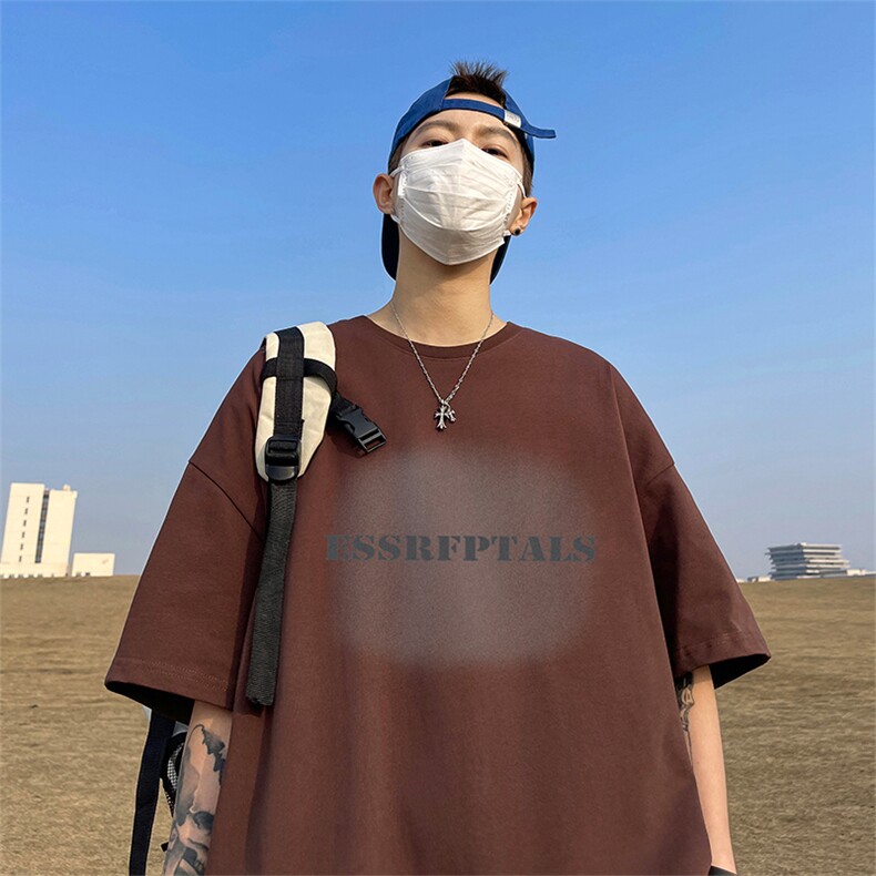 量大优 供视频 220克美式短袖t恤T2270得物直播有280克品质图片