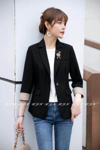 收腰小西装外套，女装西装，莲佳妮