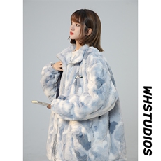 高品质立体层次感750克水墨画羊羔毛加棉加厚棉衣XZ301AY03P118，男装棉衣，星座301A