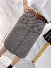 冬款格子裙，其它，靓依秀·色