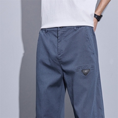 9039夏季莱赛尔天丝休闲裤男士宽松凉感垂顺抗邹潮流百搭直筒长裤，男装休闲裤，星座224-3