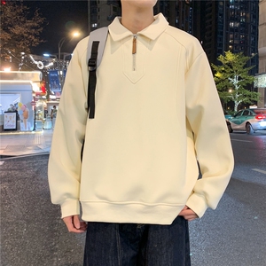 春季新款轻熟休闲风 POLO领卫衣WY05512-P55图片
