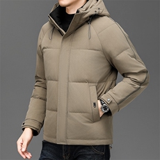 NN6327钱塘2020-3商务休闲连帽简约冬季厚款中年男士羽绒服P245，男装羽绒服，钱塘207-3