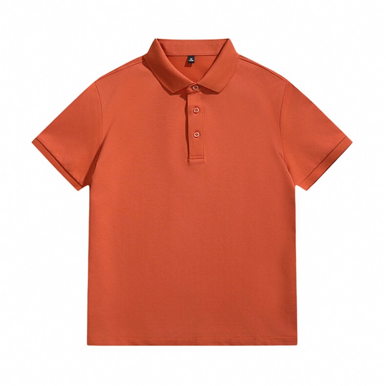 品质常年款得物白底图纯色光版翻领短袖polo衫男t恤T0257-特P40，男装T恤，电商D342-2