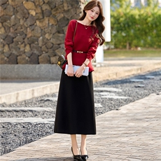 高级感优雅气质小香风套装2026年春季新款气质显瘦减龄短裙两件套，女装套装/套裙，意芙