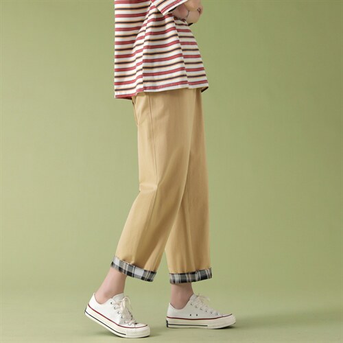 2021宽松百搭纯色休闲九分裤K615特批P35，女装休闲裤，星座718-1