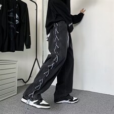 牛仔裤男秋季潮大码休闲裤子高街NA88P45，男装牛仔裤，星座1116-2