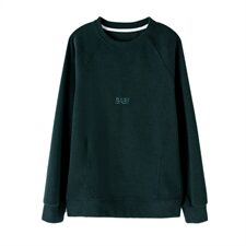 时尚宽松圆领刺绣卫衣女新款韩版百搭显瘦长袖上衣外套秋冬季加绒加厚打底衫，女装卫衣/绒衫，简韵佳