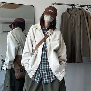美式复古工装夹克男秋季2024新款潮流高街cleanfit长袖青少年外套图片
