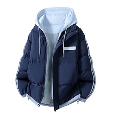 冬季假两件棉服男女同款加厚保暖棉衣棉袄外套M082-特价P63，男装棉衣，电商A007