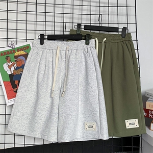 K2533-华棉花灰色卫裤短裤图片