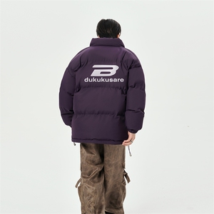 已注册日系直播抖音高品质男面包服羽绒棉宽松棉衣外套M1005P90图片