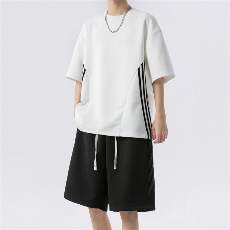 新款休闲夏季短袖套装,男装休闲套装,星座1106-2（原1111B）