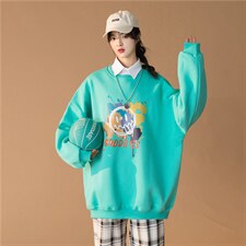 中性2026秋新款圆领套头宽松卫衣潮流情侣男女潮流外套WY086P38，女装短外套，电商D325
