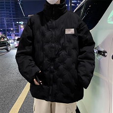 2024新款冬季韩系温柔宽松羽绒棉服男加厚潮牌面包服W8047-P95，男装棉衣，星座512-4