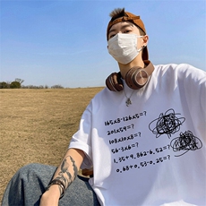 抖音得物二开现货供应220克夏装重磅美式高街宽松短袖t恤MT59，男装T恤，电商A486-1