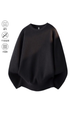 2025秋冬加厚高品质设计感纯色街头圆领轻奢针织毛衣MZ84-P48，男装针织衫/毛衣，星座610B-1