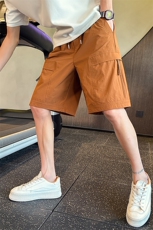 2025新款夏季男士短裤宽松直筒高街潮流工装裤子男A313-9805-P40，男装休闲裤，电商A313