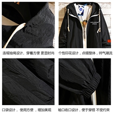 FS63244-P55NASA薄款防晒衣男透气防紫外线钓鱼外套冰丝防晒服，男装夹克，电商A040A