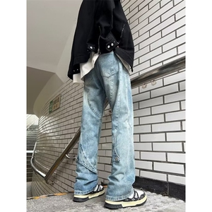 美式牛仔裤男款秋季长裤潮 DN505 P48图片
