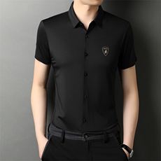 AT2262钱塘2020-3夏季男士高端无痕短袖精品衬衫P56，男装衬衫，钱塘207-3