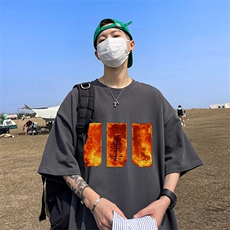 可设48小时发货支持抖音得物来样二开230克重磅美式短袖t恤MT332，男装T恤，电商A486-1